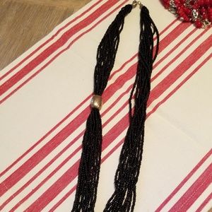 Silpada multi-stand seed bead necklace.